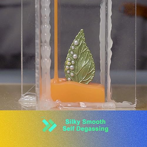 BBDINO Silicone Mold Making Kit 15A Liquid Platinum Silicone Orange Trial | 1A:1B Mixing Self Degassing 3 Hrs Fast Cure Silicone Flexible & Durable Ideal for Resin/Soap/Candle/Silicone Molds Making - color: 35 Oz Persimmom Orange