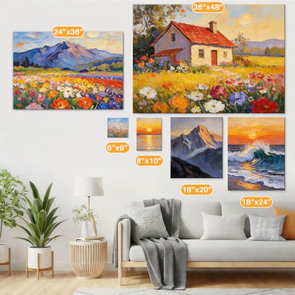 CONDA 24x36 inch Stretched Canvas for Painting, 2 Pack Primed Large Canvas, Primed Acid-Free Cotton 5/8 Inch Profile Value Bulk Pack for Acrylics, Oils Painting - size: 24"x36",2pack