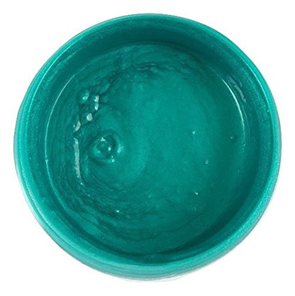 Pearlescent Textile Paint 8 oz. (Jade Green) - color: Jade Green