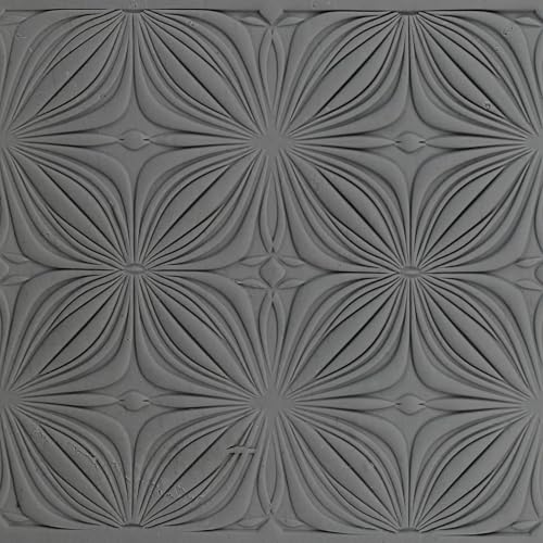 Twilight Petalwork Clay Texture Roller 4" for Polymer Clay - color: Twilight Petalwork Roller