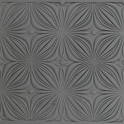 Twilight Petalwork Clay Texture Roller 4" for Polymer Clay - color: Twilight Petalwork Roller