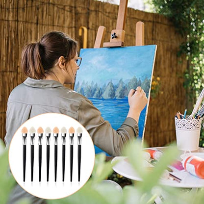 24 Pcs Sponge Applicators,Small Sponge Painting Brushes Detailed Ink Paints Blending Brushes for Pastel Artist Painting Pastels, DIY Scrapbooking Cards Making
