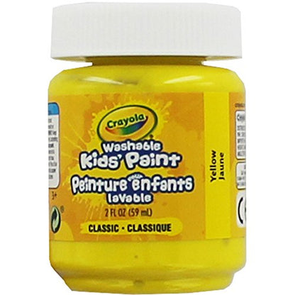 Crayola Washable Kids Paint, 2 oz, Yellow - color: Yellow