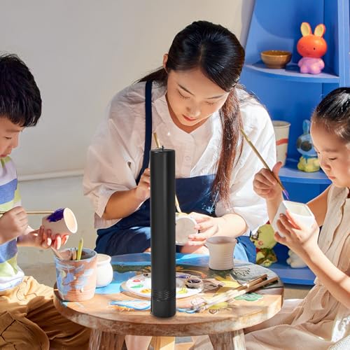 Telescoping Art Tube Waterproof Portable Drafting Tube Black Plastic Blueprint Case for Artists and Architects Poster Storage and Transport