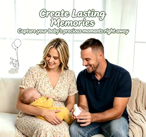 Sortnic Baby Casting Kit Hands and Feet Mold (4 Pack), Newborn Hand Footprint Baby Keepsake, 3D Plaster Hand Mold Casting Kit for Babies 0-9 Months, First Time New Mom Gifts, Baby Shower Birthday Gift