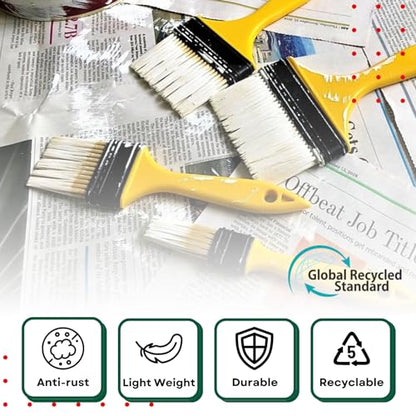 Paint Brushes for Walls I Chip Brush Set 1 inch 40 Pack I S.Chip Brush Never Lose Bristles I 100% Plastic I for Paint, Glues, Stains and Single Material - size: 1 inch, 40 pcs