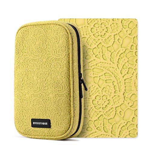 BYOOTIQUE Travel Makeup Brush Holder Bag Cosmetic Brush Organizer Rococo Yellow - color: Rococo Yellow