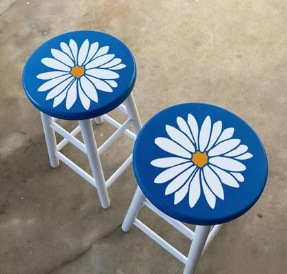 Large Flower Stencils for Walls 14inch Fence Stencil for Outdoors Floral Stencils Reusable Rose Hibiscus Daisy Sunflower Stencil for Wood Wall Furniture Fabrics DIY Decor - style: Flowers