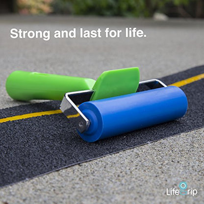 LifeGrip Rubber Brayer Roller - 4 inch/10 cm Wide - Ideal for Car Sound Deadening, Mats, Deadener Insulation, Construction, Masonry, Stamping, Anti Slip/Skid, Wallpaper Installation… - size: 4 inch/10 cm