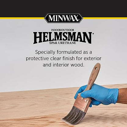 Minwax Helmsman Indoor/Outdoor Spar Urethane, Quart, Semi-Gloss - size: Quart, style: Semi-Gloss