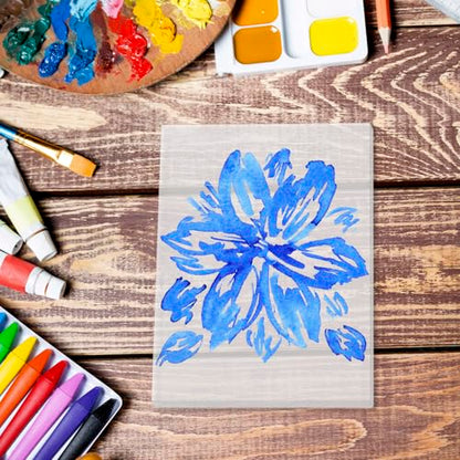 QWORK Monoprinting Print Plate, 5" X 7" Gel Plate, Art Plate, Reusable Gel Printing Plate, Printmaking Supplies