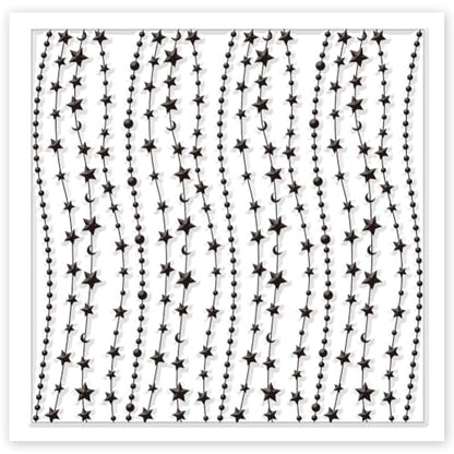 CHGCRAFT Stars Moon Polymer Clay Texture Sheets Silicone Texture Stamp Clay Texture Mat Modeling Pattern Pad Texture Sheets for Polymer Clay Jewelry and Clay Earrings Tools - style: Stars