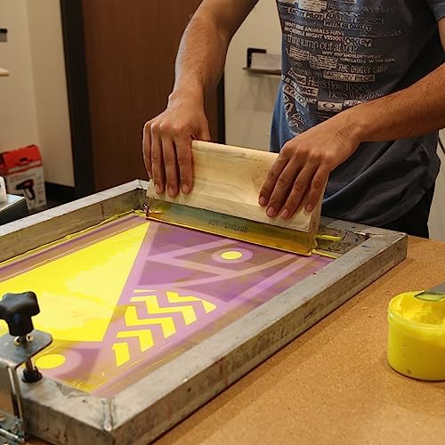 Screen Print Direct Aluminum Frame Screen Printing Frame 20" x 24" 137 Count White Mesh - Screen Printing Screen with Various Mesh Counts - Pre-Stretched Silk Screen for Your Screen Printing Kit - size: 137