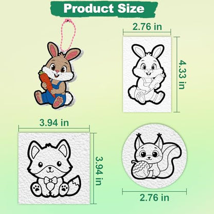 Magic Foam Texture Painting Kit, 3D Drawing Art Set,54pcs Arts and Crafts for Kits 3-10 Ideal Gifts for Boys and Girls,Aqua (Animal) - color: Animal