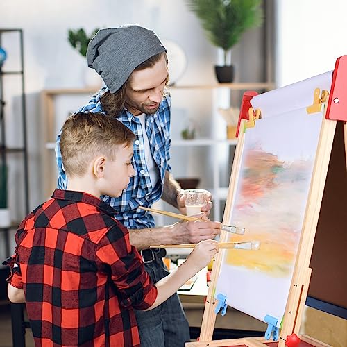 Joyooss Easel Paper Roll 18” x 984” (82’), Arts and Crafts Drawing Paper Roll of Paper for Painting Kids Easel, Coloring Art Paper, White Paper Roll of Crafting Activity Projects Supplies - size: 18 Inch 1 Roll