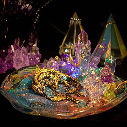 FUNSHOWCASE 3D Water Dragon Cake Chocolate Mold Decoration Tools Silicone Epoxy Resin Jewelry - color: Water Dragon