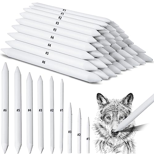 Fulmoon 288 Pcs Blending Stump and Tortillion Set Paper Art Blenders for Drawing Sketch Shading Pencil Oil Pastel Blender Tools Drawing Supplies for Artists Students and Beginners (Assorted) - style: Assorted