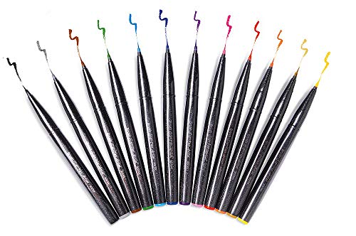 Pentel SESF30 °C NX Extra Fine Paint Brushes (Set of 1, Grey - color: grey, size: 1 Count (Pack of 1)