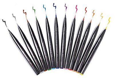 Pentel SESF30 °C NX Extra Fine Paint Brushes (Set of 1, Grey - color: grey, size: 1 Count (Pack of 1)