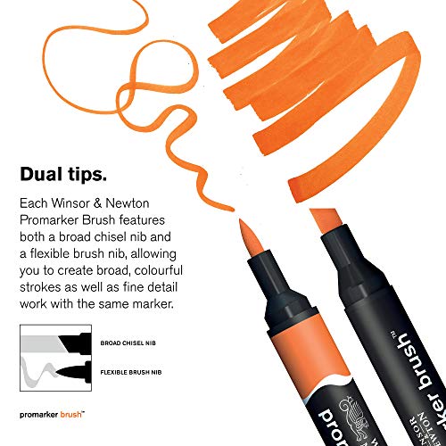 Winsor & Newton Promarker Brush, Azure - color: Azure