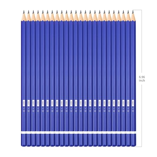 XDT#B Drawing Pencils 24 Piece Set, Pro Art Graphite Sketching&Shading Supplies, Ideal For Kid Beginner Student Adults Artist - color: B 29 Pc Set