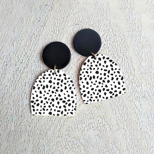 Polymer Clay Transfer Paper, 20 Pcs 4 Designs Creative Floral Mushroom Leopard Water Soluble Transfer Sheet for Polymer Clay for Polymer Clay Earrings Jewelry Making Disposable Stickers 5.82X3.93in - color: 4 Pattern Sets