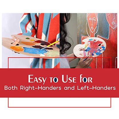 Mr. Pen- Wooden Paint Palette, 2 Pack, Artist Palette, Painting Palette | Oil Paint Palette