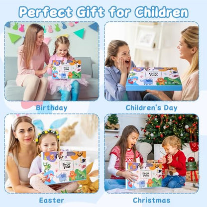 Washable Finger Paint for Toddlers 1-3, Non Toxic Kids Finger Paint Set, 12 Vibrant Colors (1.22 fl oz), Baby Safe Toddler Art Supplies, Sensory Preschool Learning Easter Gift for Boys Girls - style: 1.22 Fl Oz (Pack of 12)