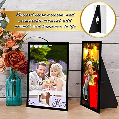 Marspark Poster Stand Self Stick Easel Back Poster Board Stand Convenient Peel and Stick Self Adhesive Easels Display Cardboard Sign (15 Inch,Black,12 Pack) - color: Black, size: 15 Inch