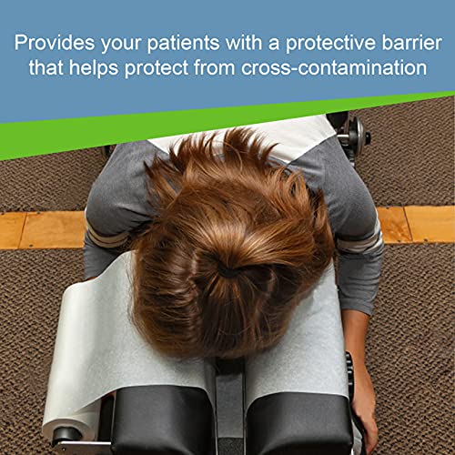 Headrest Rolls, 25-Pack - 8.5" x 225' - Premium Smooth 16 Pound Paper - Disposable Face Cradle Surface Spool for Medical, Exam and Chiropractic Tables - color: Premium Smooth 8.5" x 225' - 25 Rolls, size: 8.5" x 225'
