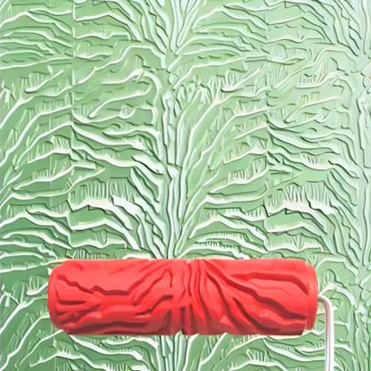 7"DIY Patterned Paint Roller | Decorative Art Texture Roller | Embossing Texture Rubber Roller Painting Supplies | Pattern Art Texture Tools for Household Wall Painting (BK325R) - style: BK325R