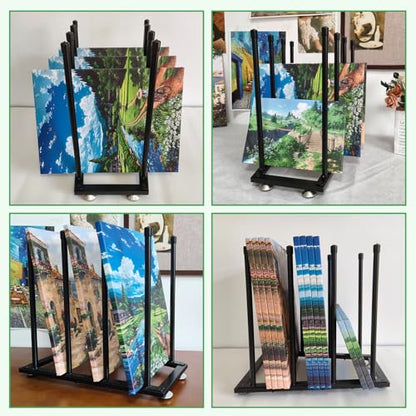Art Storage Rack,Canvas Storage for art canvas storage 7.8 inches to 23 inches,Art Print Display Rack,Canvas Storage Rack for Artworks, Frames, Drawing Boards, Prints, Panels, Paintings Display