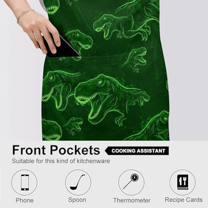 Chef Bib Apron for Restaurant, Anti-Stain with Pocket Adjustable, Cooking Dishwashing Lab Use - color: Style (556)