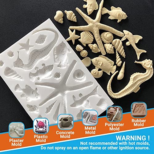 Adhesive Guru Non Silicone Epoxy Mold Release Spray (2x6.76 fl oz), Silicone-Free Release Agent Aerosol Spray for Epoxy Resin Molds, 2 Pack - color: 6.76 fl oz, size: 2 Pack