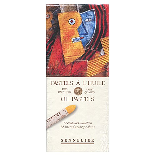 SENNELIER Oil French Pastel for Professional Artists, Intro Set of 12 - color: Multi, size: 12 Count (Pack of 1)
