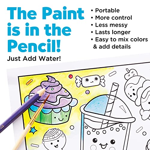 Faber-Castell Paint by Number Sweets - Kids Watercolor Paint by Number Craft (Ages 6+) - style: Sweets
