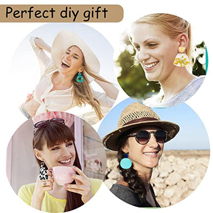 Polymer Clay Cutters, Majhulla 23 pcs DIY Clay Cutters Shapes for Polymer Jewelry Maker with Earring Cards Hooks DIY Plastic Bags Stain Steel Clay Earring Cutters for Polymer Jewelry Making