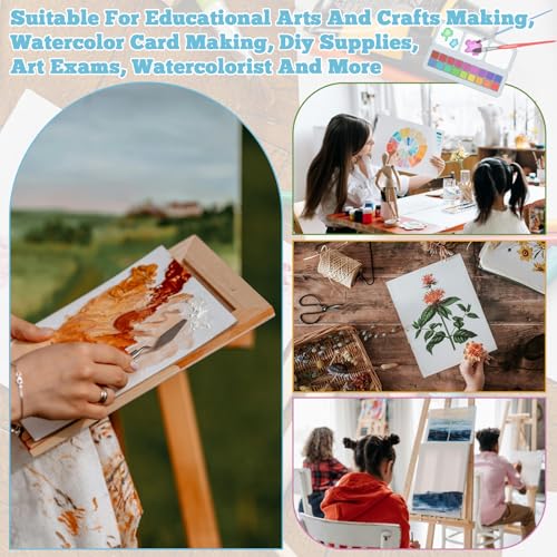 150 Sheets 8.5x11 Watercolor Paper Pad Cold Press Bulk Painting Paper - style: 8.5x11in-110LB/230GSM
