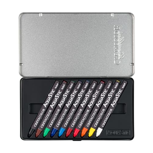 CRETACOLOR AquaStic Oil Pastel Set, 10-Color, Multi