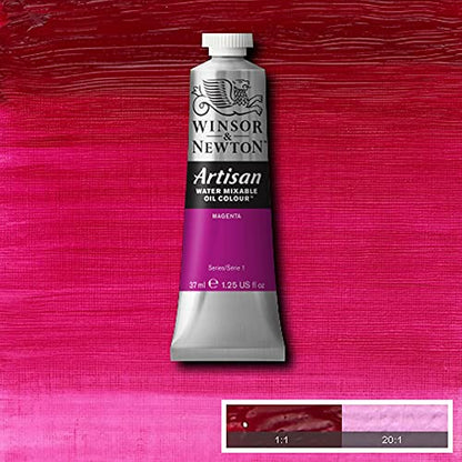 Winsor & Newton Artisan Water Mixable Oil Colour, 1.25-oz (37ml), Magenta - color: Magenta, style: 1.25-oz