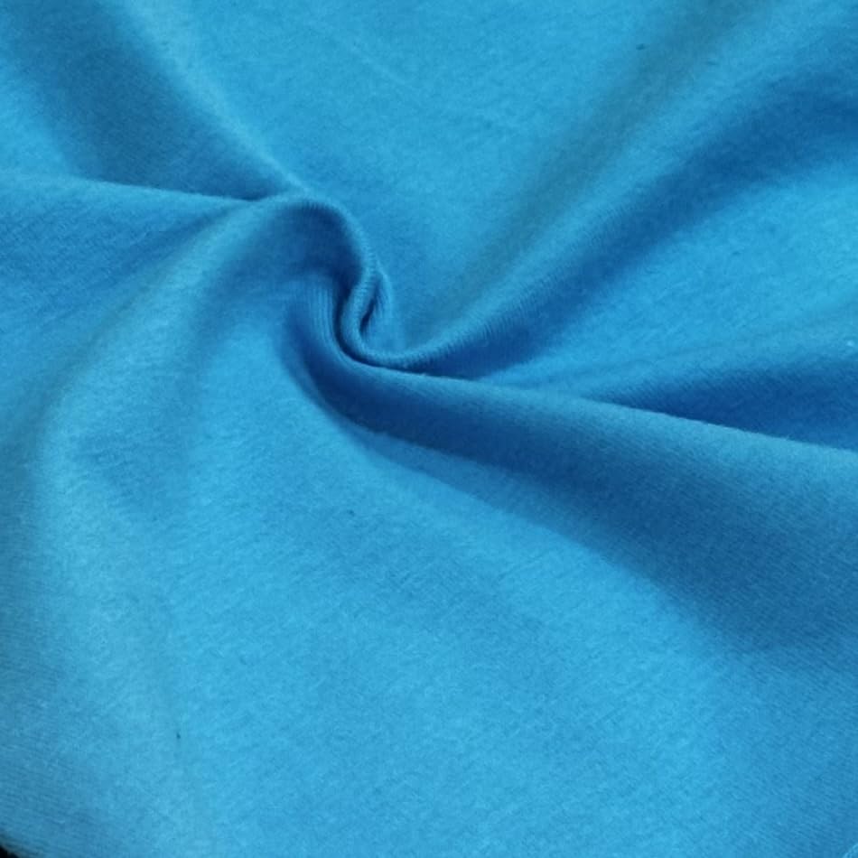Cotton Spandex Jersey Fabric - 4 Way Stretch - 60" Width Sold by The Yard - Ideal for T-Shirts, Dresses, Athleticwear Apparel (Aqua, 4 Yards) - color: Aqua, size: 4 Yards