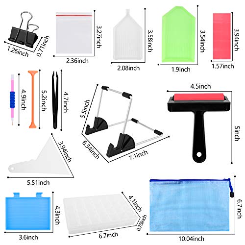 Ratukall 183PCS A4 Diamond Painting Light Pad Kit, Light Board for Diamond Painting Accessories, Tracing Light Box with 5D Painting Tools Set for Full Drill & Partial Drill Art - style: 01-A4 Light Pad Kit