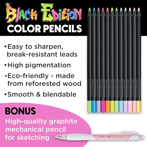 Faber-Castell Anime Drawing Kit: Chibi Edition | Step-by-Step Instruction Book with 20 Practice Pages, Color Pencil Set & Drawing Supplies for Kids, Back to School Supplies (1 Book) - style: Chibi Edition