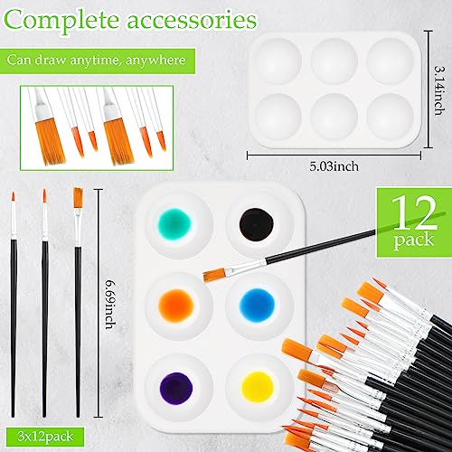 Ctosree 12 Sets Pre Drawn Canvas Kit for Painting Adults Sip and Paint Kit Art Pre Printed Canvas Bulk for Adult Date Night, Art Party & Holiday Gift(Hipster Women,8 x 10 in) - size: 8 x 10 in, style: Hipster Women