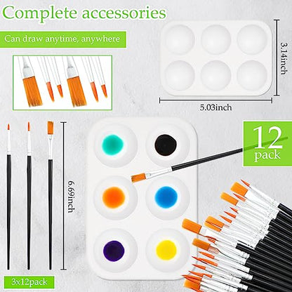 Ctosree 12 Sets Pre Drawn Canvas Kit for Painting Adults Sip and Paint Kit Art Pre Printed Canvas Bulk for Adult Date Night, Art Party & Holiday Gift(Hipster Women,8 x 10 in) - size: 8 x 10 in, style: Hipster Women