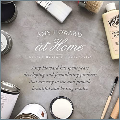 AMY HOWARD AT HOME - Glazed Over - Finishing Glaze For Faux Painting - Water-Based Clear Glazing Paint Medium for Custom Finishes On Wood, Metal, Fabric, Canvas, Walls and More - 32 OZ