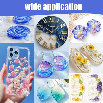 Epoxy Resin Kit, 2Gallon Crystal Clear Epoxy, Bubble Free, No Yellowing, UV Resistant, Food Safe, Easy Mix 1:1 for DIY Crafts Resin Jewelry Making(128OZ x 2) - size: 2Gallon