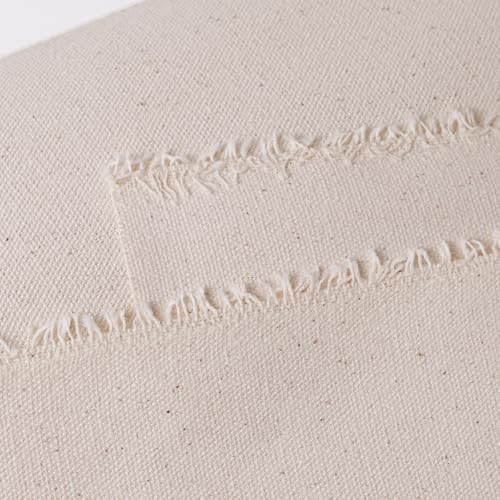 3 Yards Natural Cotton Canvas Duck Fabric for Arts & Crafts, Backings, Covers, 60 Inches Wide, 7 oz,