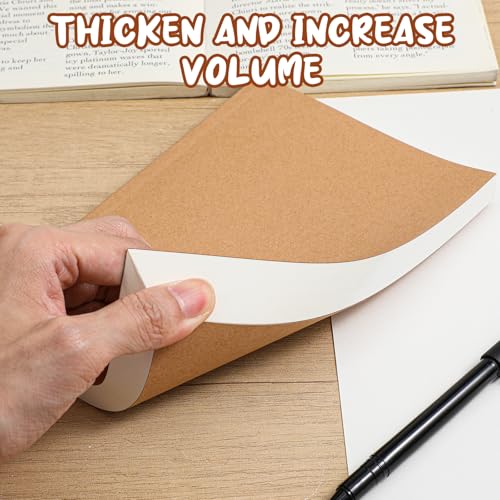 moheaaei 8 Pcs Blank Notebook, A5 Size Hardcover Sketchbook Blank, 5.5 x 8.25 Inches 128 Sheets/256 Pages Premium Paper Sketch Pad for Drawing Travelers Journal Books Art Office Supplies