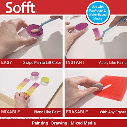 Sofft Artist Tools by Golden, Starter Set, Pack of 8, Professional Artist Pastels